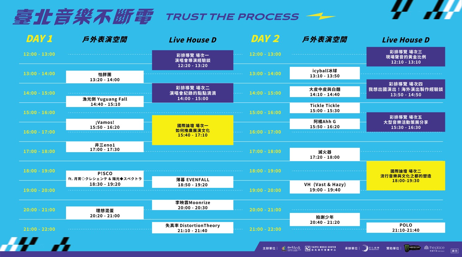 「2023臺北音樂不斷電」雙十一在北流登場！ Backstage Tour彩排導覽﹑國際論壇﹑雙舞台免費演出一次看！